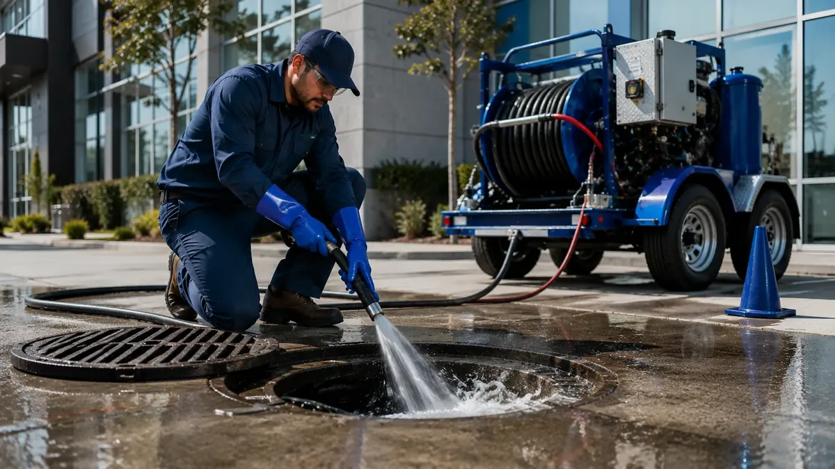 Commercial Hydro Jet Drain Cleaning in Pacific Palisades