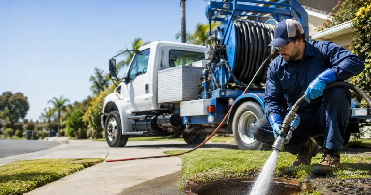 Hydro jet sewer cleaning Pacific Palisades