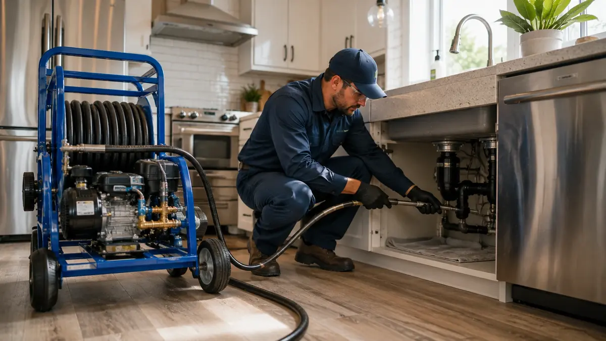Kitchen Drain Hydro Jetting in Pacific Palisades