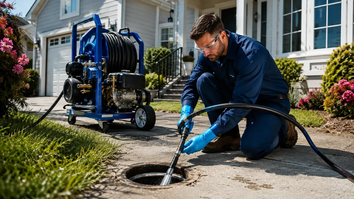 Residential Hydro Jet Drain Cleaning in Pacific Palisades