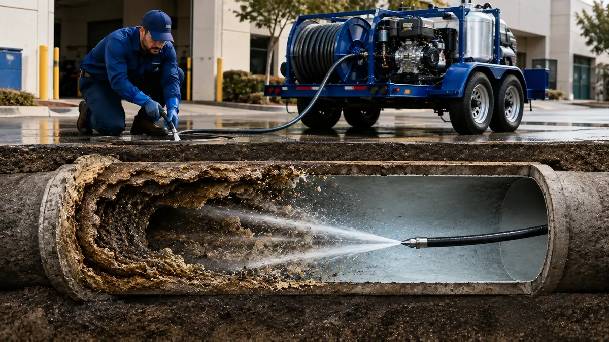 Sewer Pipe Descaling in Pacific Palisades